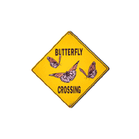 Butterfly crossing sign Media Element